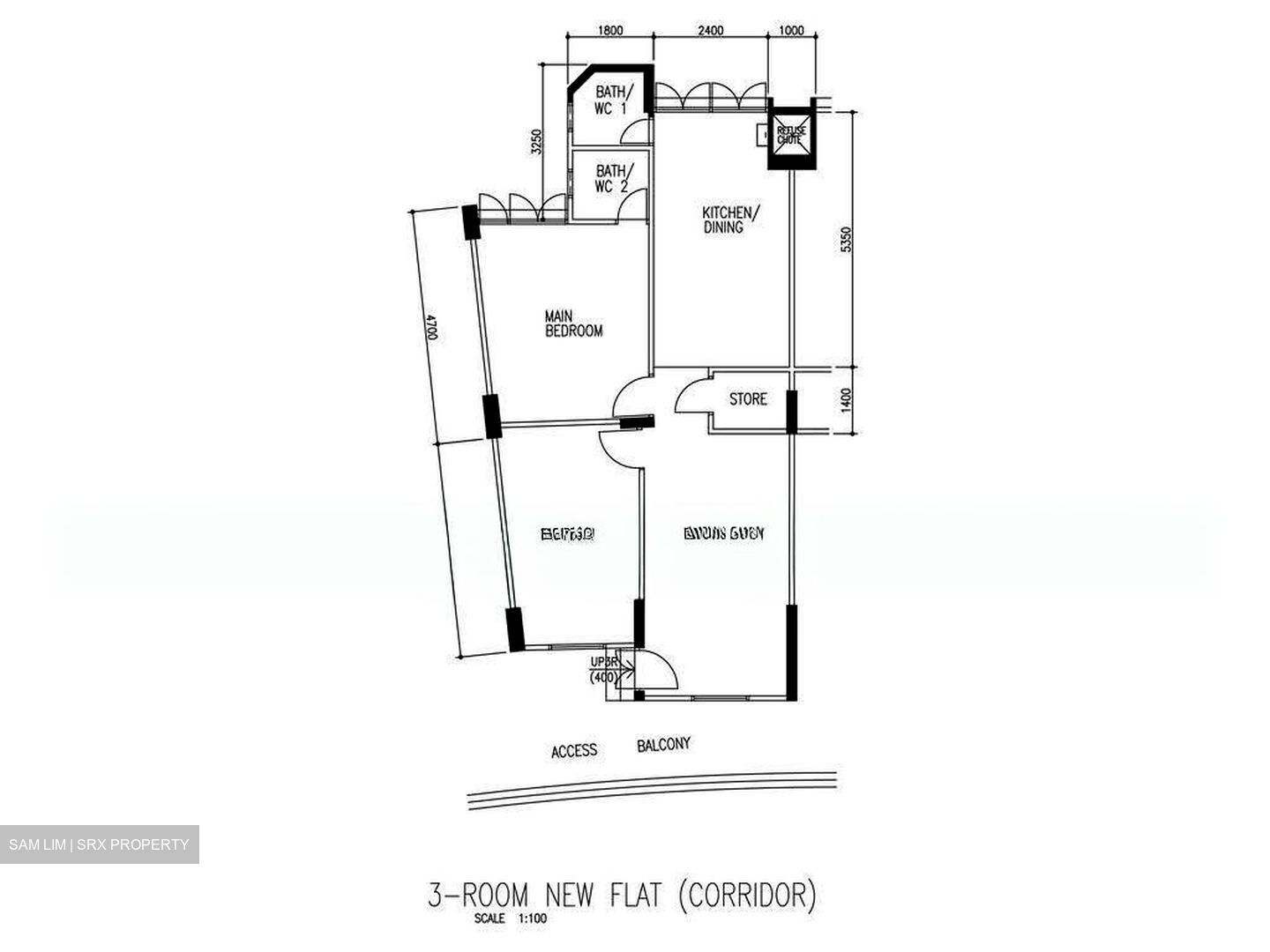 Blk 261 Jurong East Street 24 (Jurong East), HDB 3 Rooms #614438541